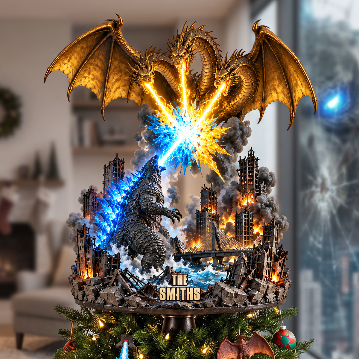 "Unleash the Monster Within" - Personalized Christmas Tree Topper - Perfect for Fans of Pop Culture