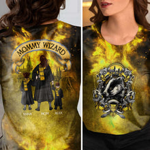 Load image into Gallery viewer, Personalized Mommy Wizard Family T-Shirt
