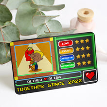 Load image into Gallery viewer, Personalized Love Card for Couples - Unique Aluminum Wallet Insert Wallet Card PopCulturePrints
