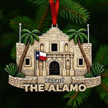 Load image into Gallery viewer, “Celebrate Iconic Memories” - Personalized New York Ornament - Custom Gift for Friends and Family Ornament PopCulturePrints
