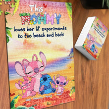 Load image into Gallery viewer, This Mama Loves Her Lil&#39; Experiments | Personalized Puzzle Gift for Mom &amp; Grandma Jigsaw Puzzles PopCulturePrints

