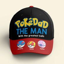 Load image into Gallery viewer, Custom PokéDad Cap - Personalized Father&#39;s Day Gift
