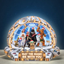 Load image into Gallery viewer, May The Magic Be With You - Personalized Universe War Light Box - Unique Gifts for Star Wars Fans
