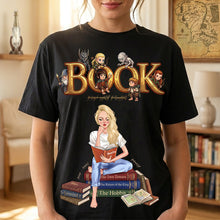 Load image into Gallery viewer, Dive Into Your Next Adventure - Book Girl Shirt - Personalized Gifts For Book Lovers
