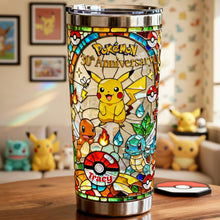 Load image into Gallery viewer, Celebrate Your Inner Trainer with Our Customizable Pokémon Tumbler - Perfect Personalized Gift for Every Fan! Tumbler Cup PopCulturePrints
