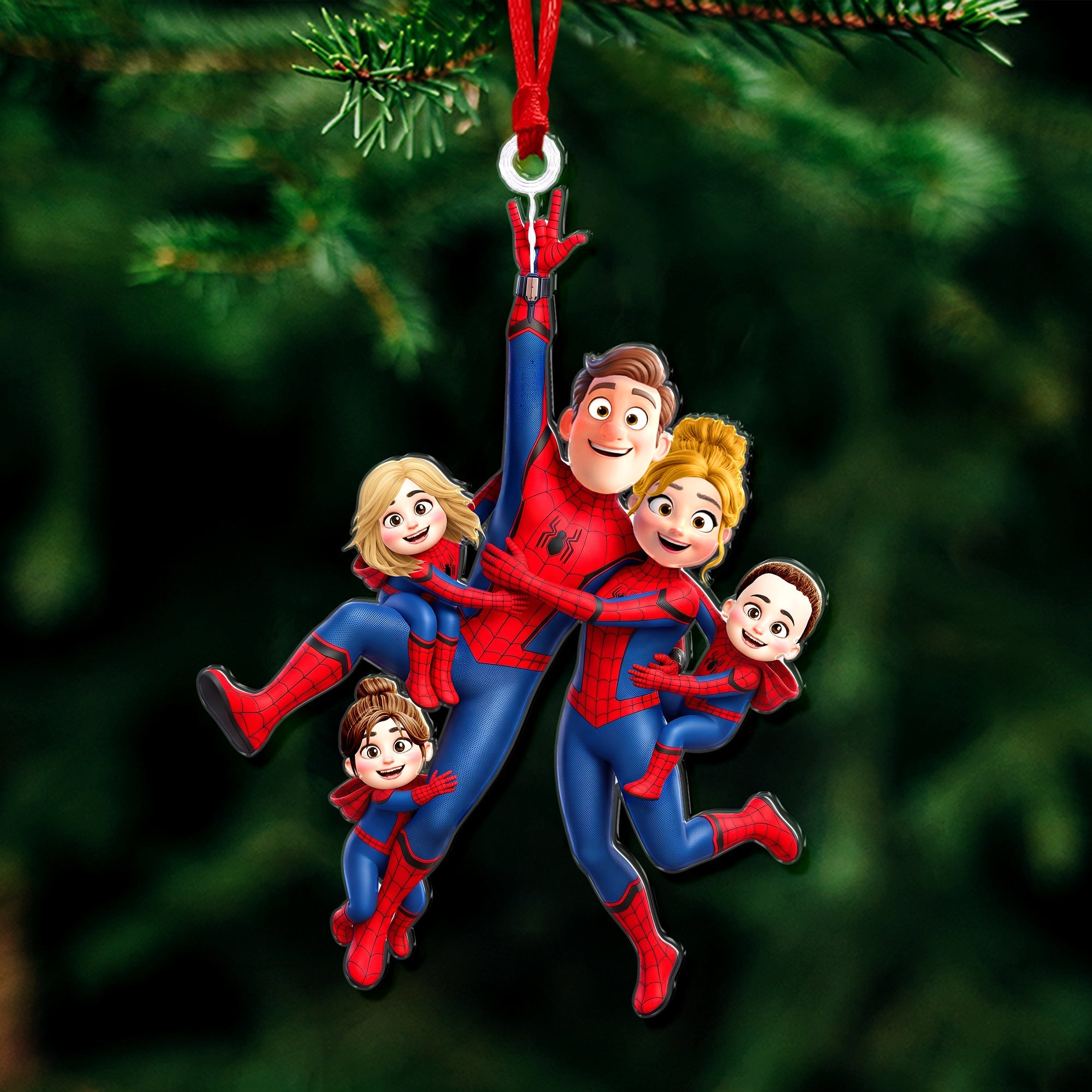 "Hold On to Joy!" Family Acrylic Ornament - Personalized Gifts for Family