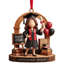 Load image into Gallery viewer, Celebrate Achievement with Custom Graduation Acrylic Ornament - Personalized Gift for Graduates

