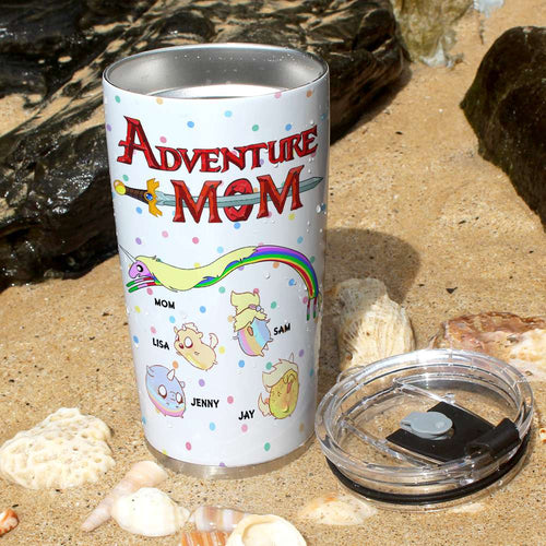 Adventure Mom Custom Tumbler - Personalized Gift for Mother's Day Tumbler Cup PopCulturePrints