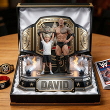 Load image into Gallery viewer, Unleash Your Inner Champion! - Arena Fighter Champions Acrylic Plaque - Custom Photo Gift for Wrestling Fans Shaped Plaques PopCulturePrints
