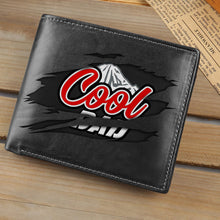 Load image into Gallery viewer, Personalized PU Leather Wallet for Dad - Beer Mug Design Leather Wallet PopCulturePrints
