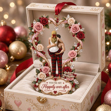 Load image into Gallery viewer, Affectionate Love Rose Ornament - Personalized Gifts For Couple 01qhti170926 Ornament PopCulturePrints
