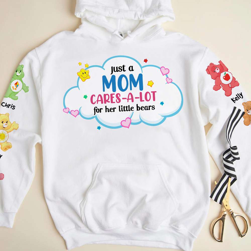 Personalized Mom & Kids Bear Shirt - Custom Names