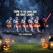 Load image into Gallery viewer, Join the Trick or Treat Squad - Personalized Halloween Yard Sign
