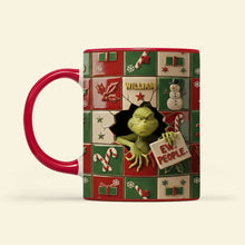 Load image into Gallery viewer, &quot;Ew People!&quot; – Funny Green Monster Coffee Mug – Personalized Gift for Christmas Coffee Mug PopCulturePrints

