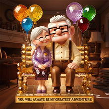 Load image into Gallery viewer, You Will Always Be My Greatest Adventure Light Box - Personalized Gift for Couples Light Box PopCulturePrints
