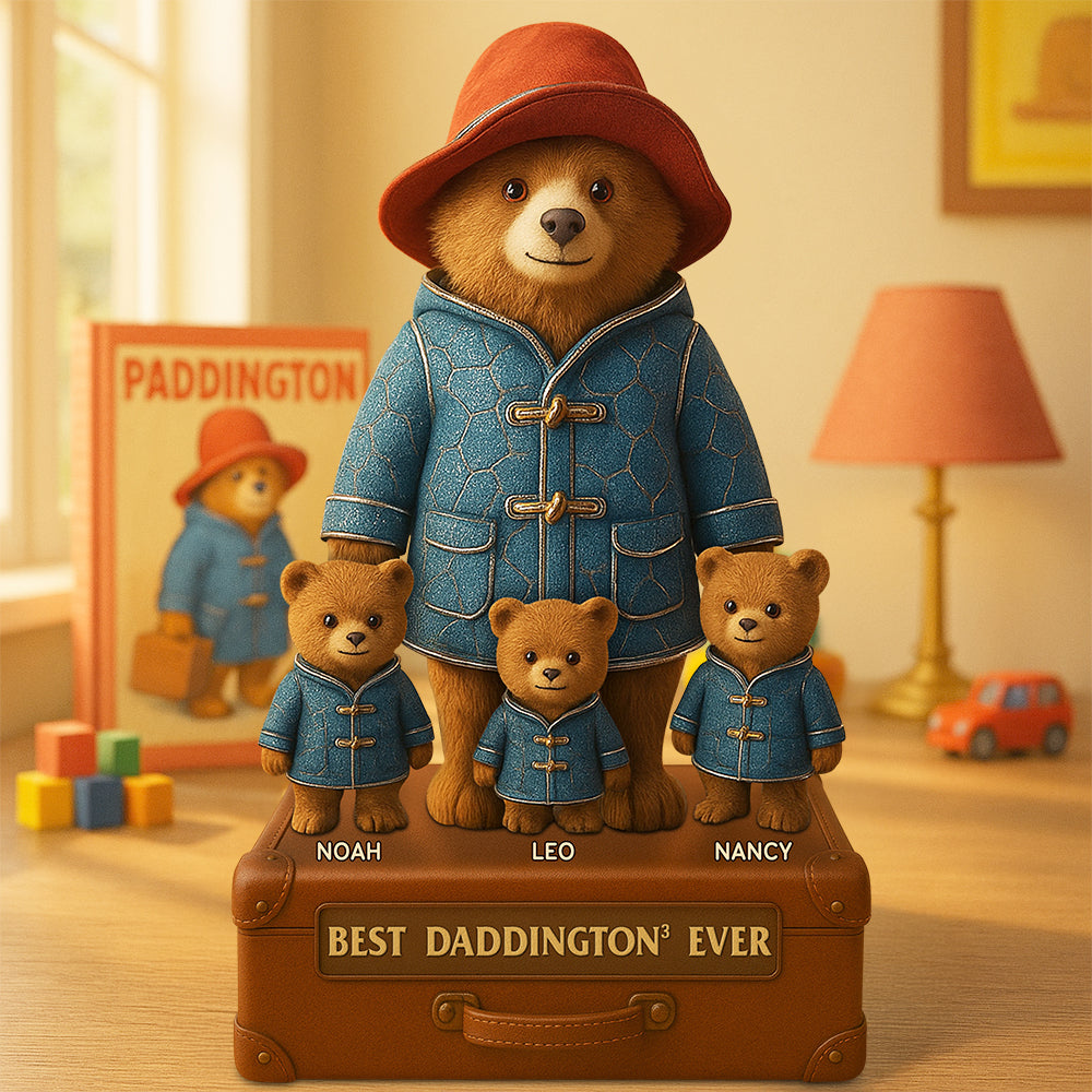 "Best Dad Ever", Personalized Acrylic Plaque - Unique Gift for Dads, Grandpas, and Father Figures Shaped Plaques PopCulturePrints