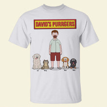 Load image into Gallery viewer, Celebrate Your Furry Friends: Dog And Cat Dad Shirt - Personalized Gift for Pet Lovers Shirts PopCulturePrints
