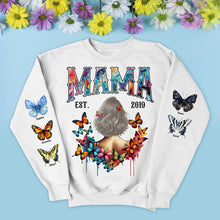 Load image into Gallery viewer, “A Mother’s Love Takes Flight” - Personalized Butterfly Lovers Shirt - Custom Gift for Mom, Grandma, and More AOP Products PopCulturePrints
