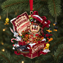 Load image into Gallery viewer, “Where’s the Kaboom? It’s Christmas!” - Classic Cartoon Acrylic Ornament - Personalized Gift for Christmas
