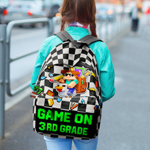Load image into Gallery viewer, Game On: Pixel Style Backpack - Personalized Gift for Kids Who Love Gaming Backpack PopCulturePrints
