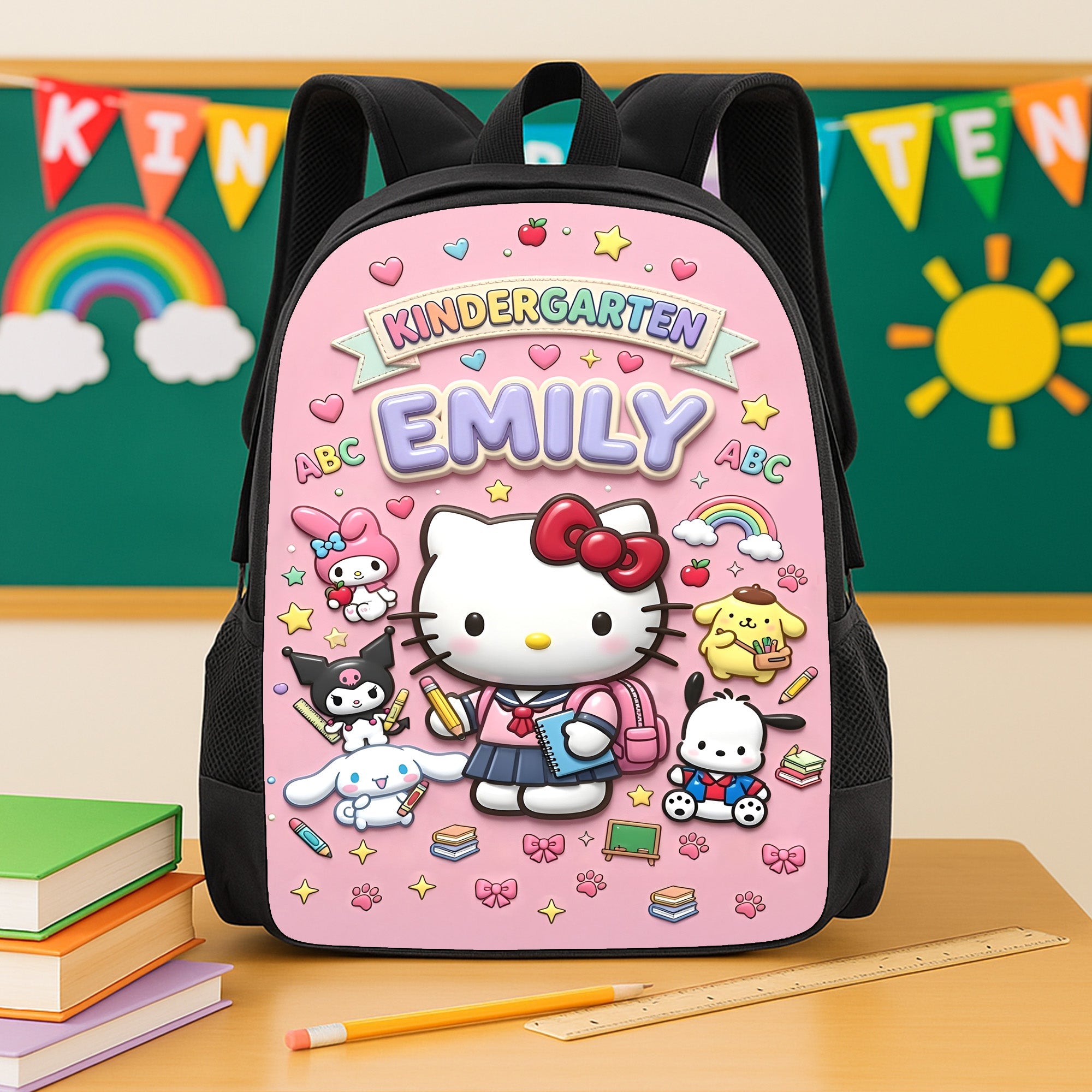Lovely Characters Shool Bag - Personalized Gifts For Kids 04tyta130726 Backpack PopCulturePrints