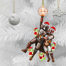 Load image into Gallery viewer, Celebrate Togetherness: Playful Galactic Family Tree Ornament - Personalized Gifts For Family Ornament PopCulturePrints
