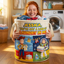 Load image into Gallery viewer, Colorful Quilted Laundry Basket - Personalized Gifts 05pgdt130726 Laundry Basket PopCulturePrints
