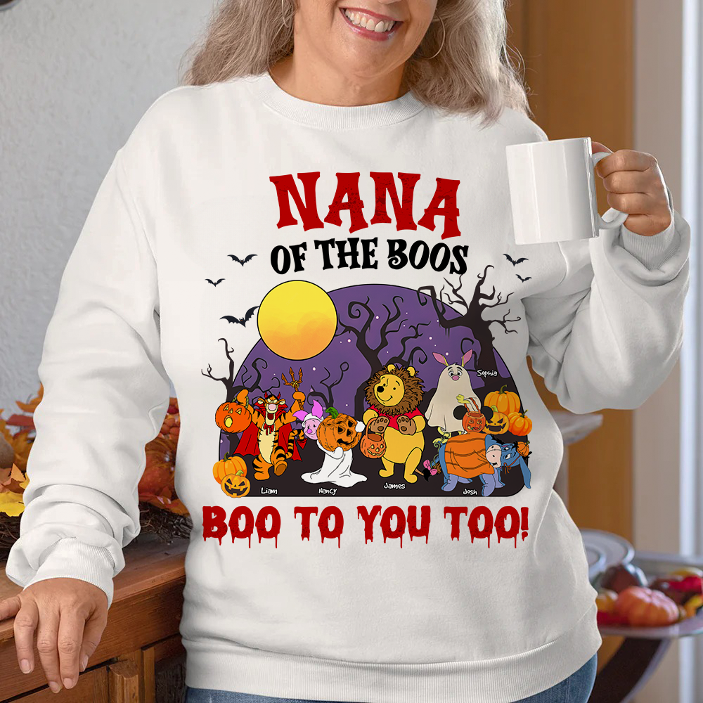 Personalized Nana Halloween Sweatshirt - Nana of The Boos Halloween Shirt