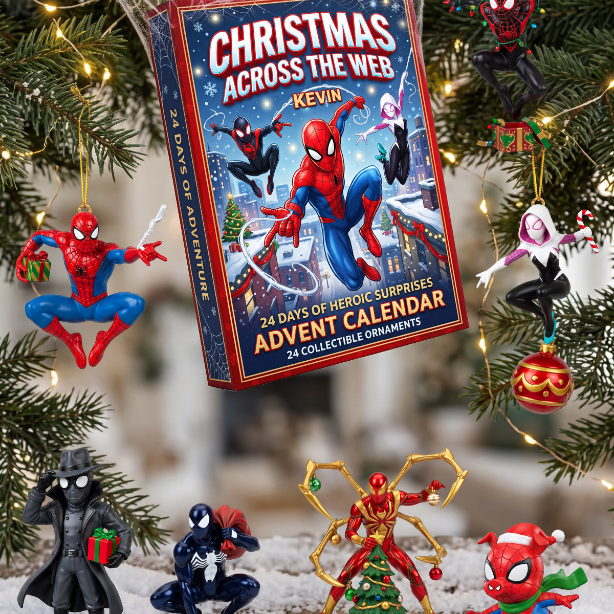 "Unleash the Holiday Spirit!" - Mask Hero Christmas Advent Calendar - Personalized Gifts for Kids and Collectors