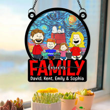 Load image into Gallery viewer, Personalized Family Forever Hanging Ornament
