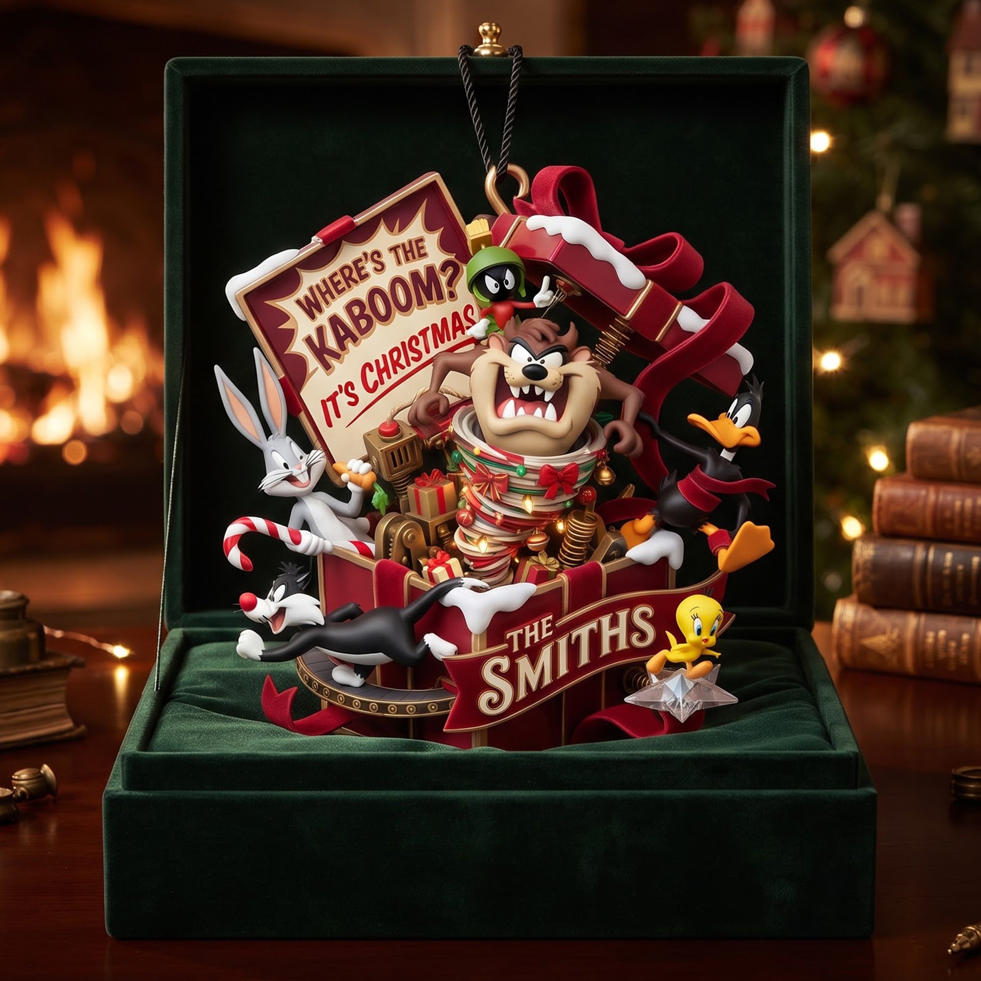 “Where’s the Kaboom? It’s Christmas!” - Classic Cartoon Acrylic Ornament - Personalized Gift for Christmas