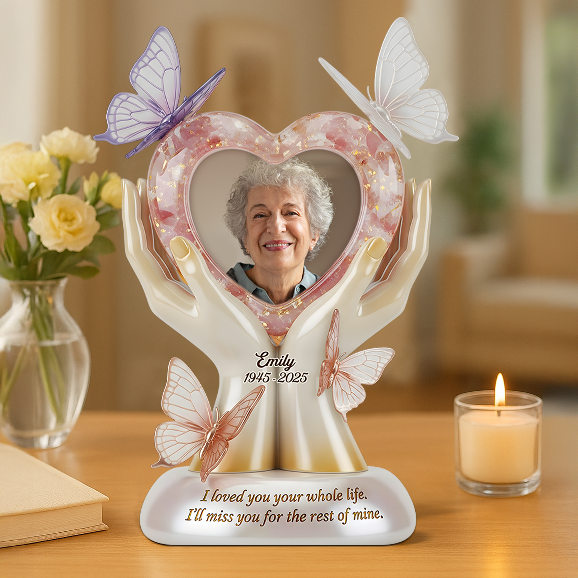 I Loved You Your Whole Life - Personalized Memorial Acrylic Plaque for Loved Ones Shaped Plaques PopCulturePrints