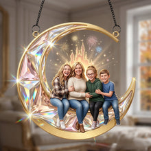 Load image into Gallery viewer, “Capture Your Family's Love” - Custom Photo Family Suncatcher - Personalized Gifts for Loved Ones Ornament PopCulturePrints
