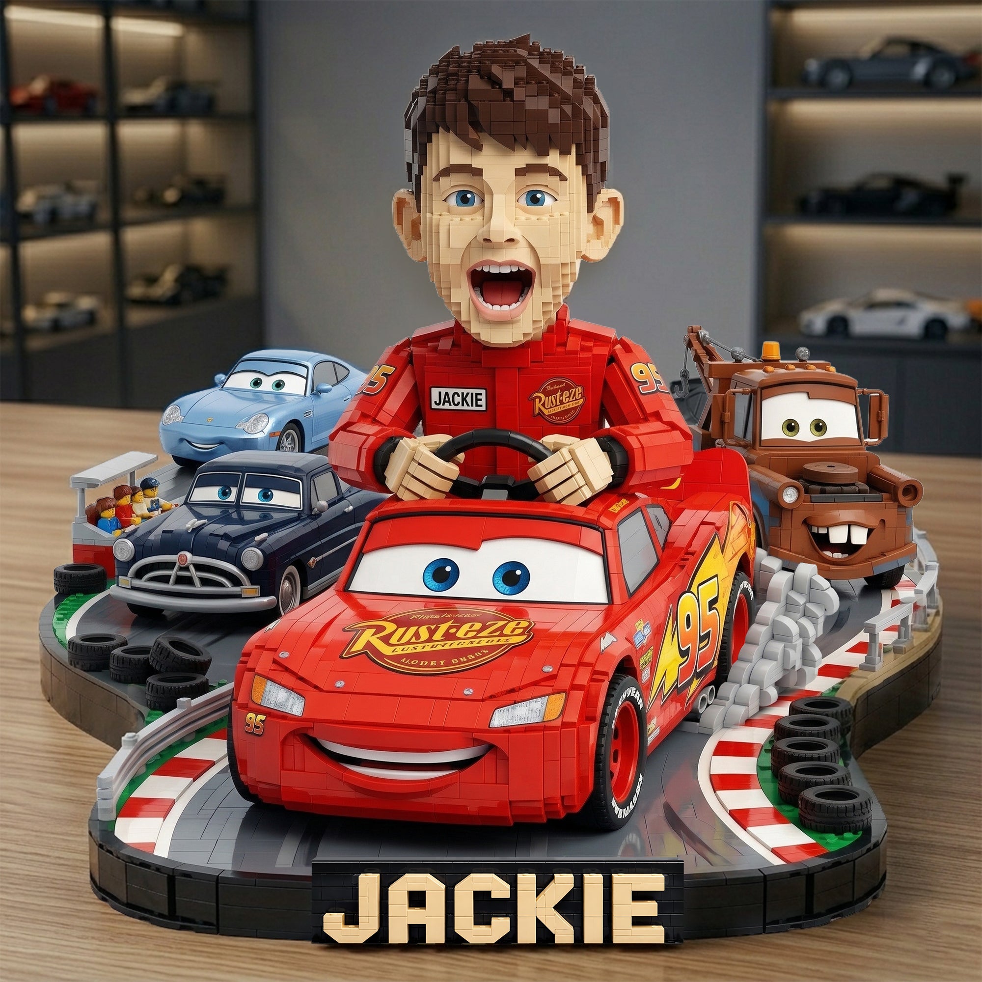 "Ignite the Adventure!" - Custom Photo Adventure Race Acrylic Plaque - Personalized Gifts for Kids Shaped Plaques PopCulturePrints