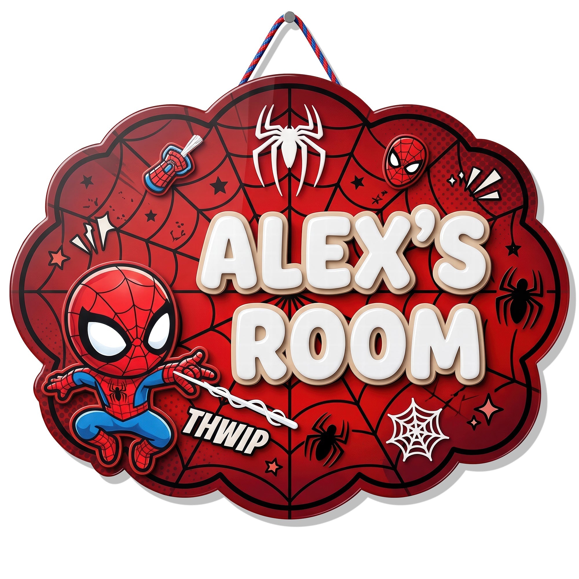 Hero Room Door Acrylic Sign - Personalized Gifts For Kid 03naqn020726 Acrylic Sign PopCulturePrints