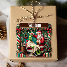 Load image into Gallery viewer, Personalized Christmas Ornament for Barber Lovers Ornament PopCulturePrints
