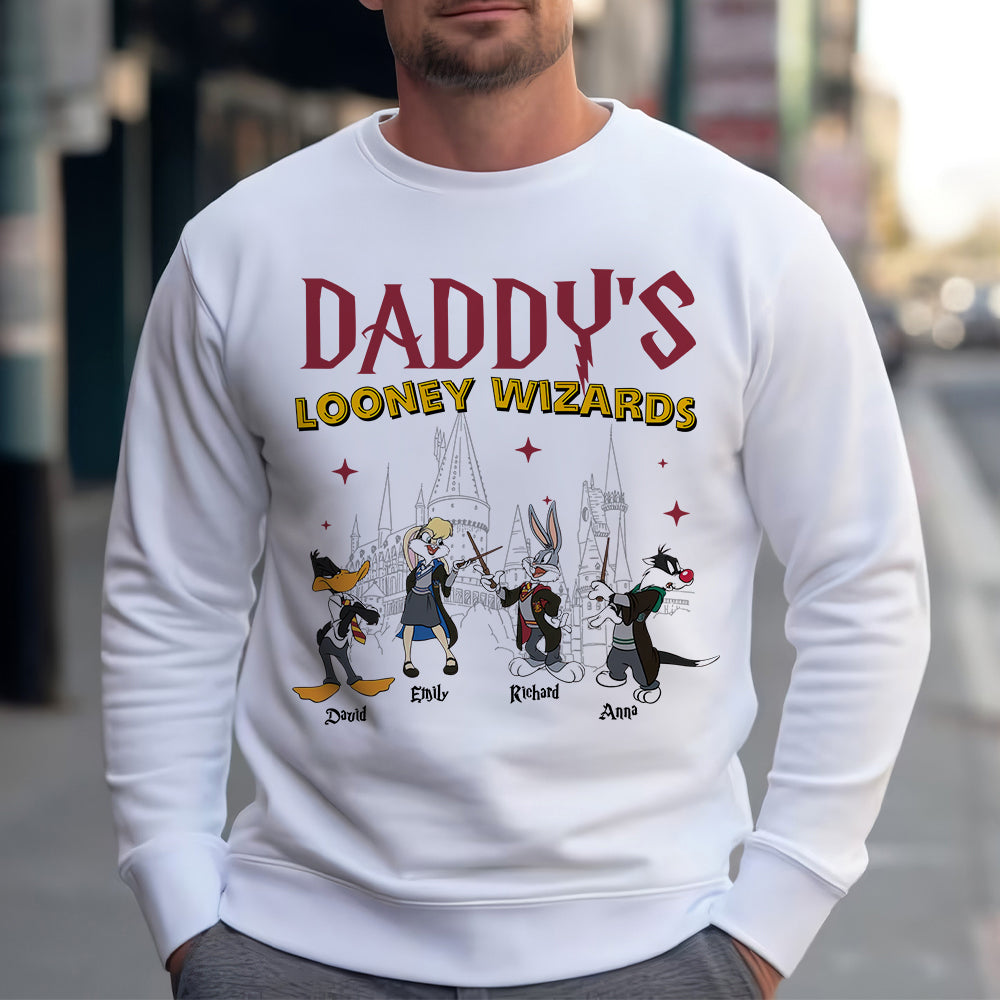 Personalized Daddy's Looney Wizards T-Shirt