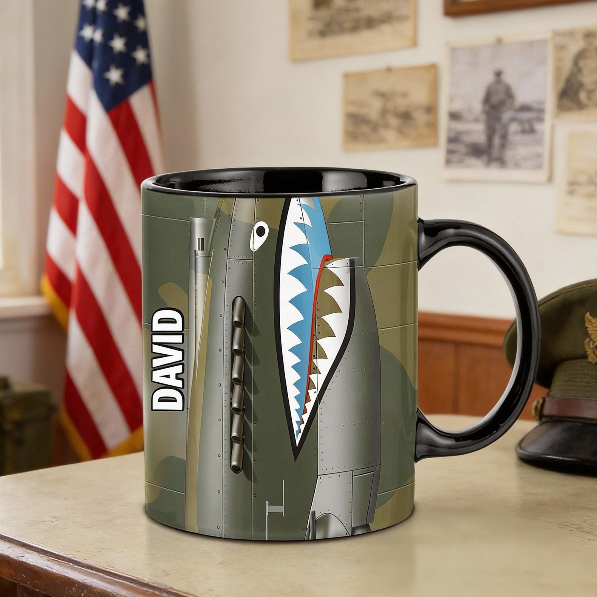 “Honor Their Service” – Personalized Veterans Coffee Mug – Custom Gift for Heroes and Loved Ones Coffee Mug PopCulturePrints