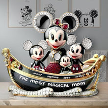 Load image into Gallery viewer, The Most Magical Mom - Personalized Acrylic Plaque for All Amazing Moms Shaped Plaques PopCulturePrints
