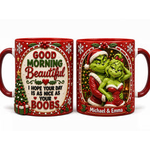 Load image into Gallery viewer, Couple Christmas Coffee Accent Mug - Personalized Gifts For Couple 02NATN070926 Coffee Mug PopCulturePrints
