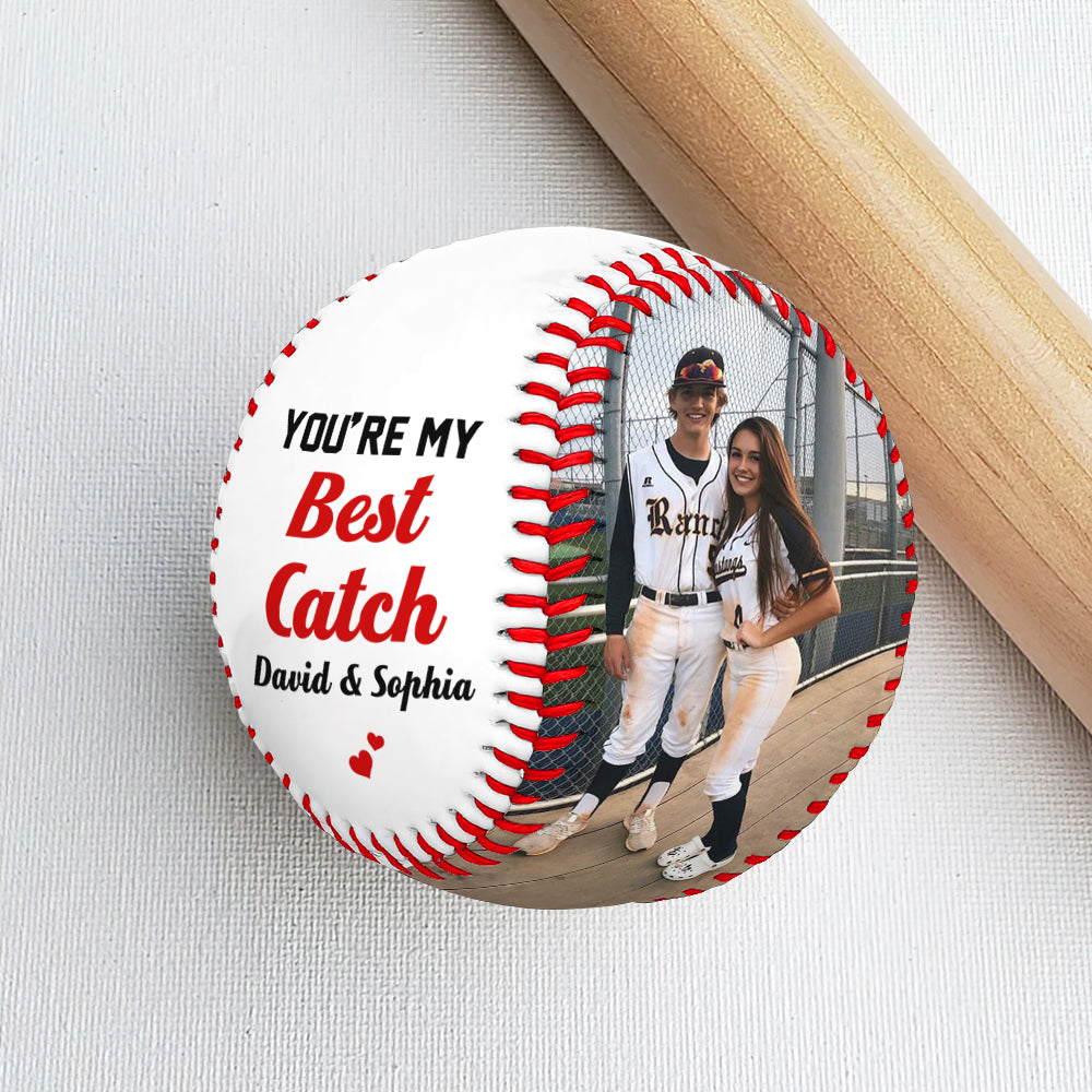 Custom Photo Baseball - Personalized Couple's Gift | Valentine's Day Gifts Baseball PopCulturePrints