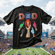 Load image into Gallery viewer, Best Dad Ever - Personalized Sport Lover Shirt for Father's Day Shirts PopCulturePrints
