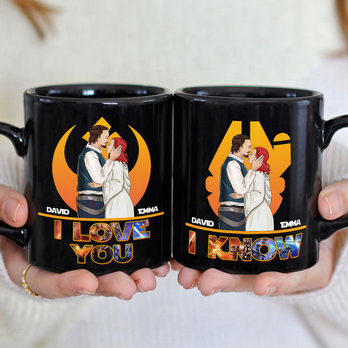 Personalized Couple Kissing Mug Set - Perfect Valentine's Day Gifts for Pop Culture Lovers Coffee Mug PopCulturePrints