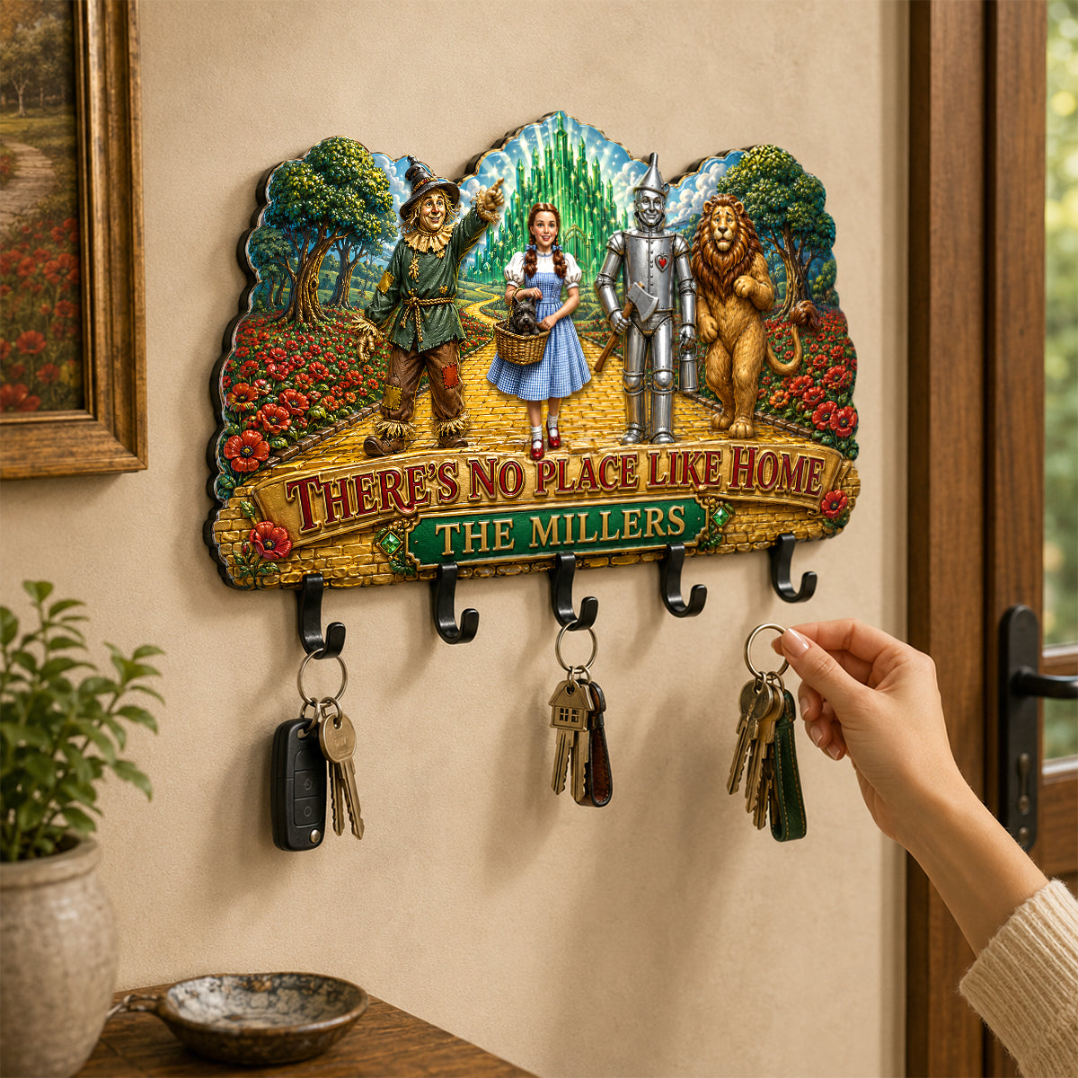 Whimsical Adventure Acrylic Key Hanger - Personalized Wall Decor 06HADH140726 Key Hanger PopCulturePrints