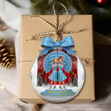 Load image into Gallery viewer, Sisters, Sisters! A Heartfelt Personalized Ornament for Besties Ornament PopCulturePrints
