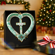 Load image into Gallery viewer, &quot;From Our First Kiss Till Our Last Breath&quot; - Personalized Christmas Ornament for Couples Ornament PopCulturePrints
