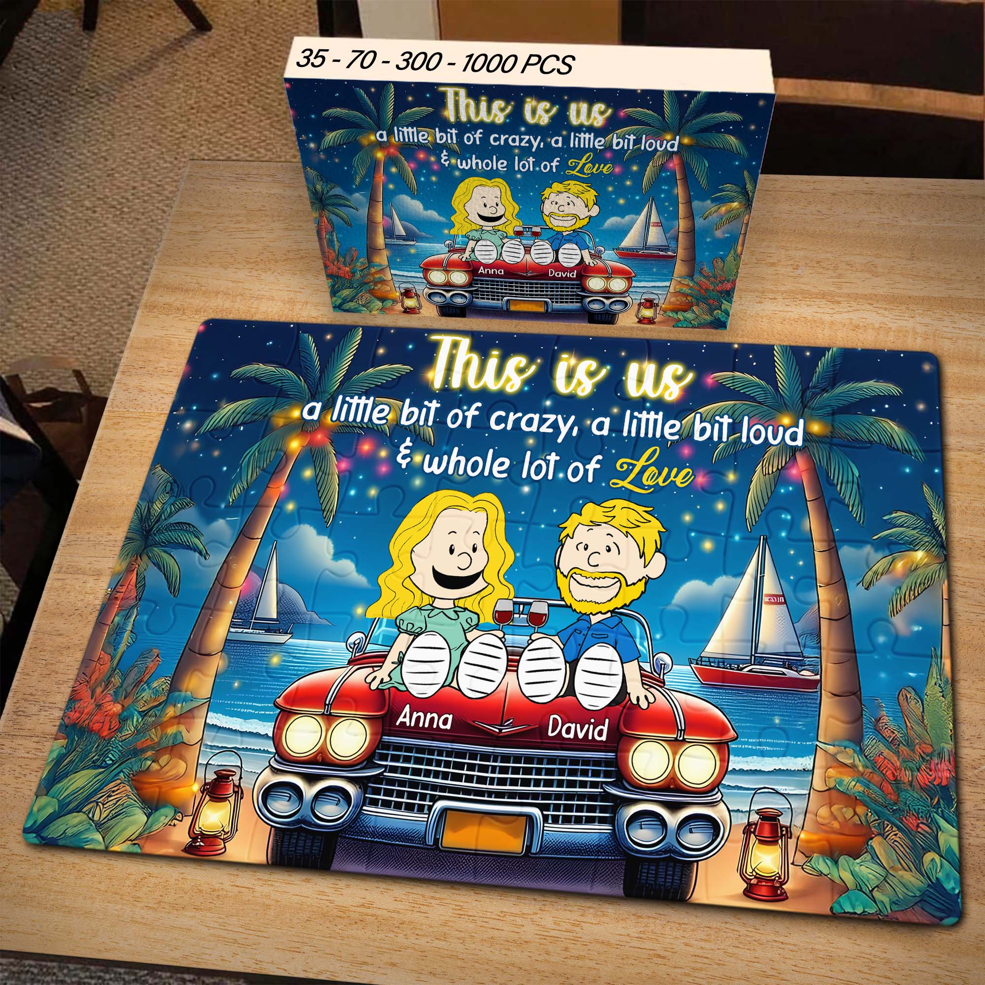 Personalized Couple Jigsaw Puzzle - This Is Us Jigsaw Puzzles PopCulturePrints