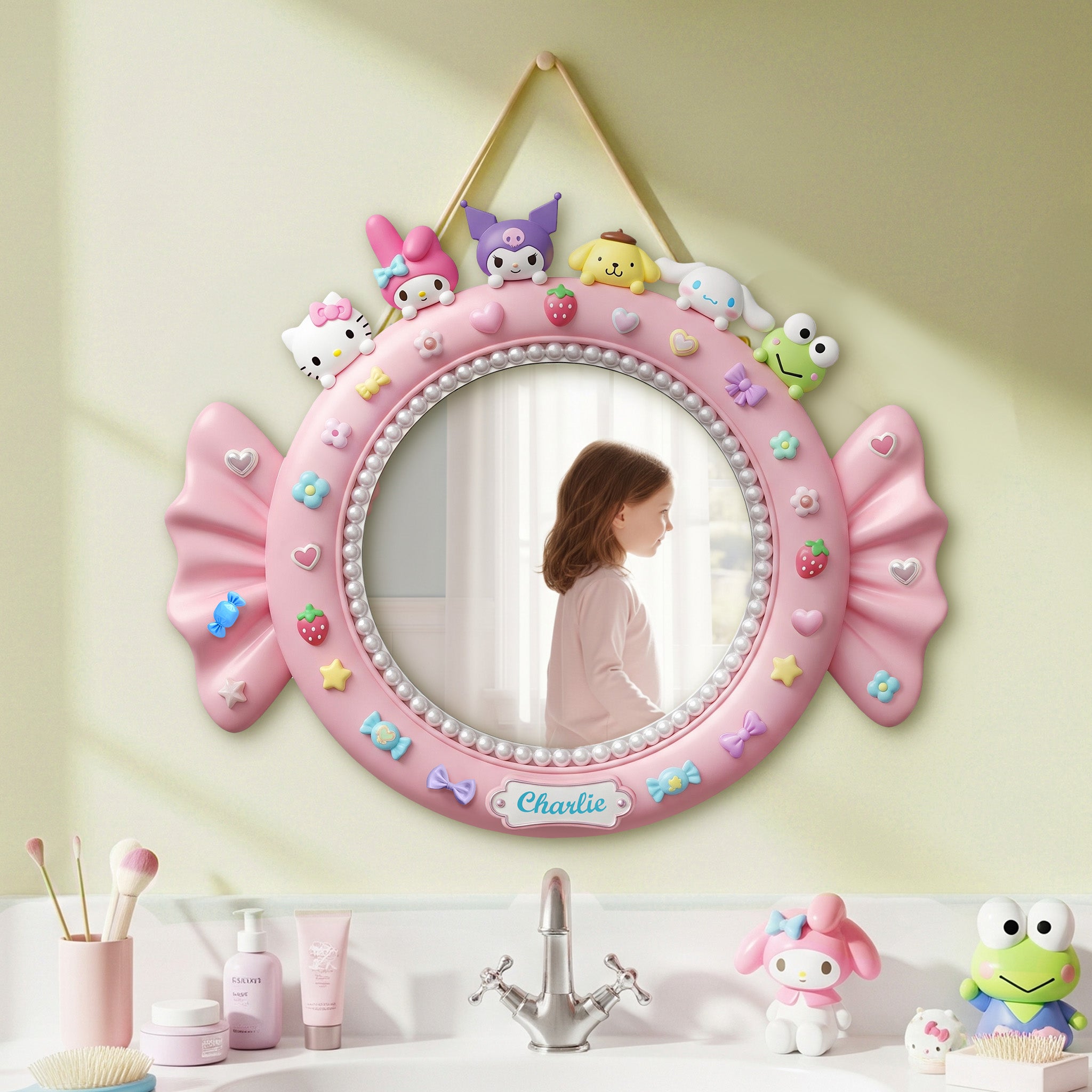 "Reflect Your Unique Self with Our Custom Shaped Mirror" - Personalized Gifts for Kids Mirror PopCulturePrints