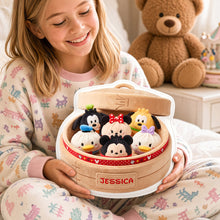 Load image into Gallery viewer, “A Cozy Christmas Delight” - Lovely Dumpling Pillow - Personalized Gift for Kids, Friends &amp; Family Pillow PopCulturePrints
