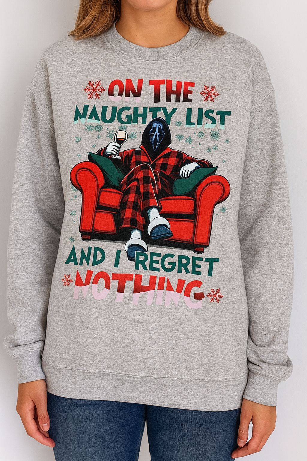 On The Naughty List Shirt - Perfect for Holiday Cheer Shirts PopCulturePrints